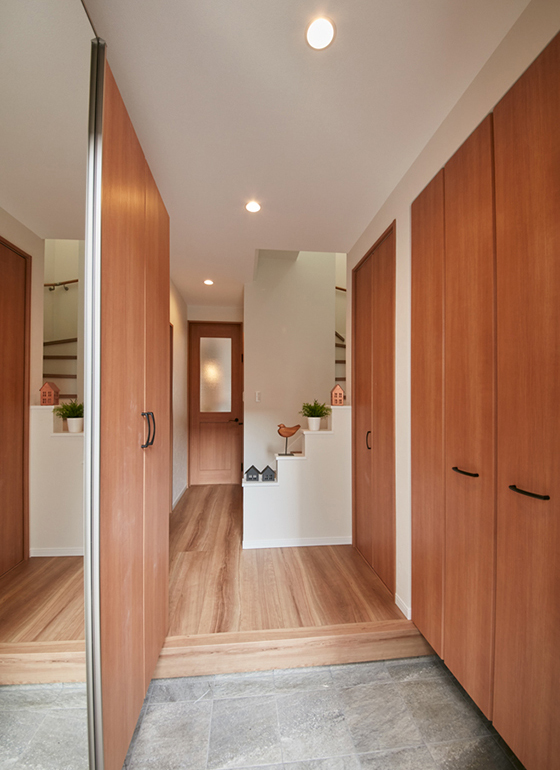 モデルハウス写真集 ギャラリー 玄関 和室 東大阪市の新築一戸建てはドリームハウス株式会社