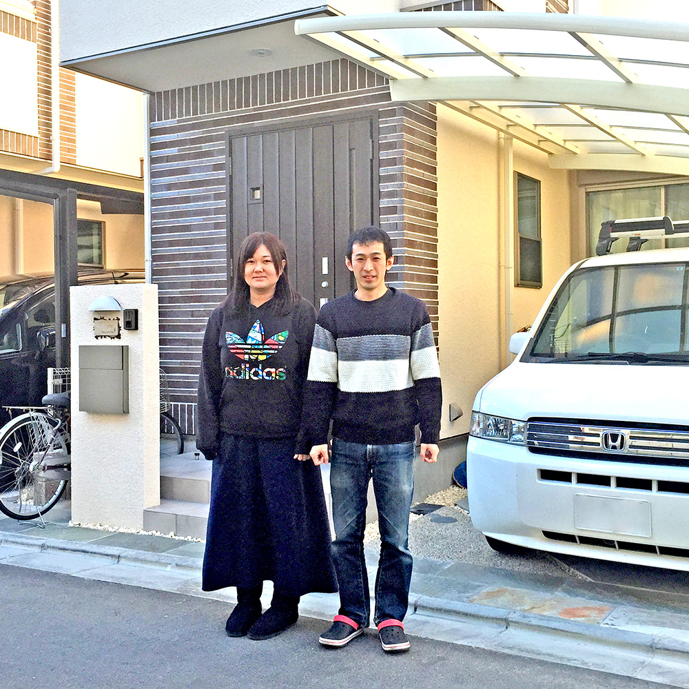 いろんなモデルハウスや住宅展示場めぐりをされて、ドリームハウスに決めていただきました！