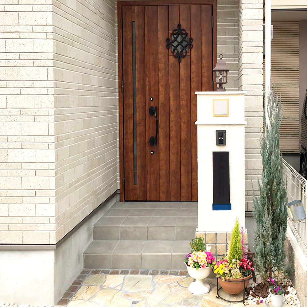 とっても可愛らしい玄関！