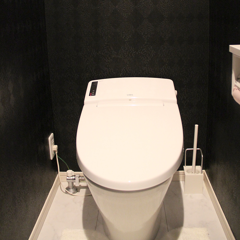 トイレのクロスがお気に入りだそうです。