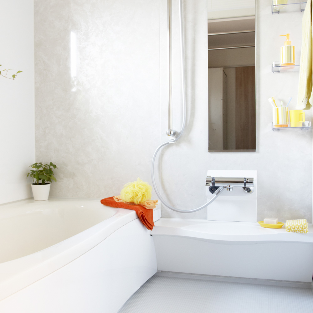 お風呂内にスピーカーをつけてリラックス！