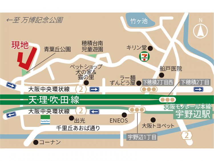 キングマンション　周辺地図